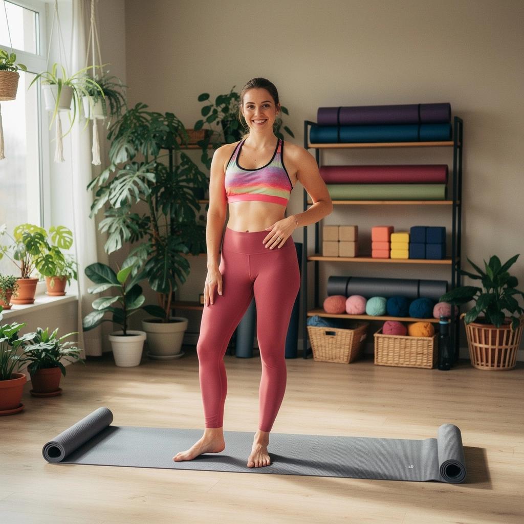 Hombre mayor estirando su cuerpo en una colchoneta de yoga, mostrando flexibilidad.